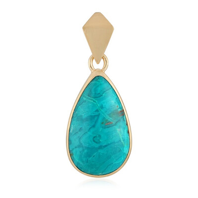 Atacama-Opal-Silberanhänger (Bali Barong)