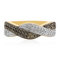 I Diamant-Silberring