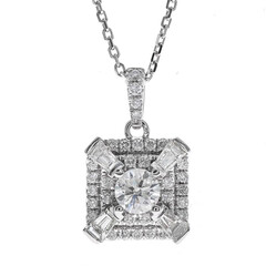SI2 (H) Diamant-Goldhalskette (CIRARI)
