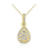 Lupenreiner (F) Brillant-Goldhalskette (LUCENT DIAMONDS)