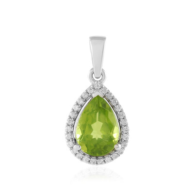 Peridot-Silberanhänger