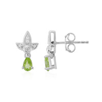 Peridot-Silberohrringe
