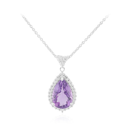 Amethyst-Silberhalskette