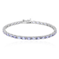 Tansanit-Silberarmband