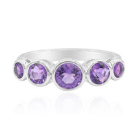 Bolivianischer Amethyst-Silberring