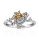 Gelber SI2 Brillant-Goldring (Smithsonian)