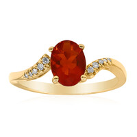 Mexikanischer Feueropal-Goldring (CIRARI)