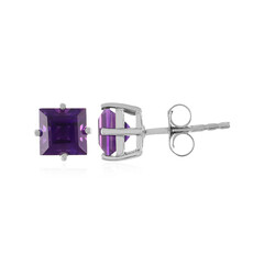 Marokkanischer Amethyst-Silberohrringe