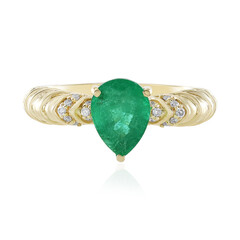 Sambia-Smaragd-Goldring (de Melo)