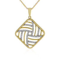 Lupenreiner (F) Brillant-Goldhalskette (LUCENT DIAMONDS)