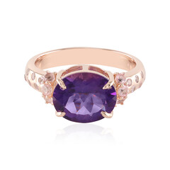 Sibirischer Amethyst-Silberring (Adela Silber)
