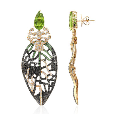 Edelstein-Goldohrringe (Estée Collection)