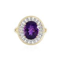 Marokkanischer Amethyst-Goldring