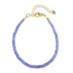 Tansanit-Silberarmband