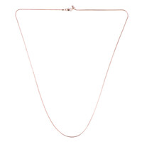Silber-Schlangenkette - 61 cm - 5,12 g - rosévergoldet