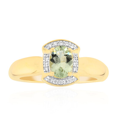 Australischer Mintgrüner Beryll-Goldring