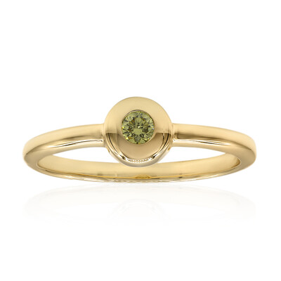 Gelber VS1 Brillant-Goldring (Annette)