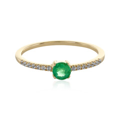 Russischer Smaragd-Goldring (Adela Gold)