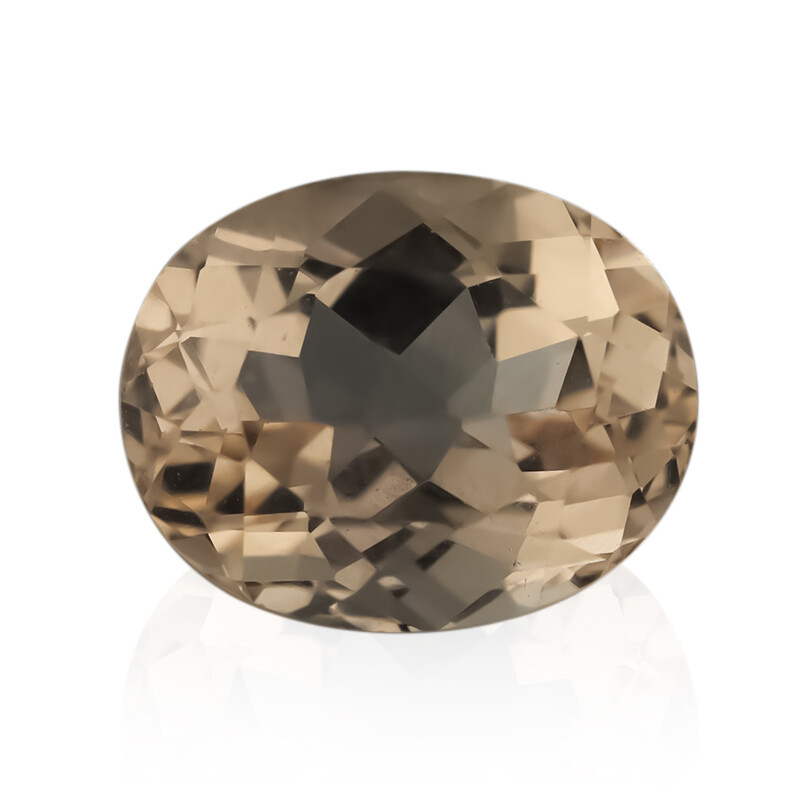 Brasilianischer Pfirsich-Morganit im Ovalschliff, 2,25 ct