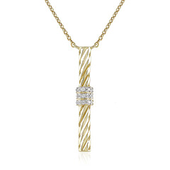 Zirkon-Goldcollier (Ornaments by de Melo)