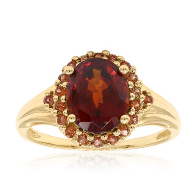 Hessonit-Granat-Goldring