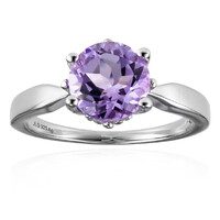 Lavendel-Amethyst-Silberring