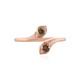 I3 Champagner-Diamant-Silberring