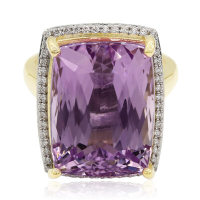 Patroke-Kunzit-Goldring