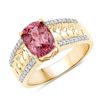 AAA-Pinkfarbener Turmalin-Goldring (SUHANA)