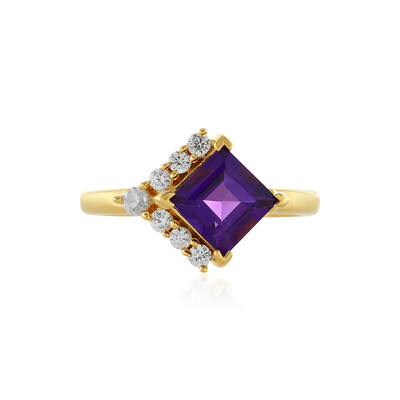 Sibirischer Amethyst-Silberring