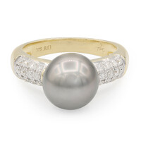 Tahitiperlen-Goldring (TPC)
