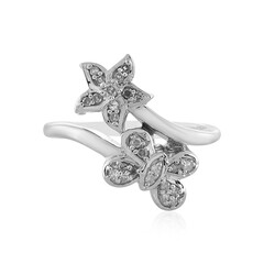I2 (I) Diamant-Silberring