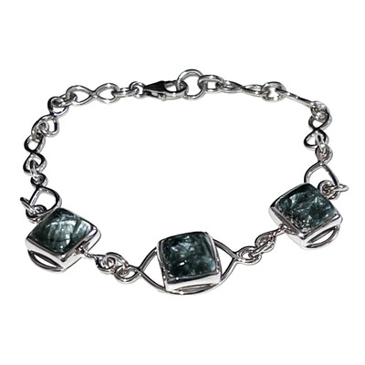 Seraphinit-Silberarmband