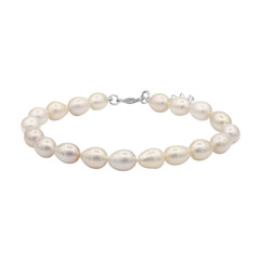 Süßwasserzuchtperlen-Silberarmband (TPC)