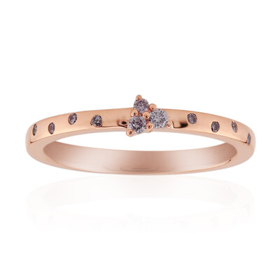 Pinkfarbener I3 Argyle-Brillant-Goldring (Mark Tremonti)