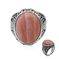 Australischer Pinkfarbener Opal-Silberring (Art of Nature)