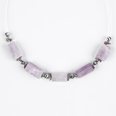 Kunzit-Collier