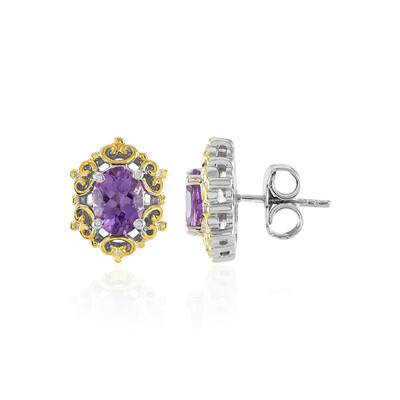 Lavendel-Amethyst-Silberohrringe (Dallas Prince Designs)
