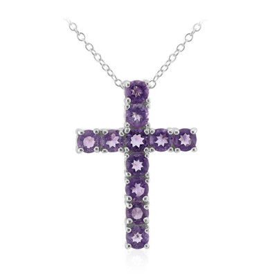 Amethyst-Silberhalskette