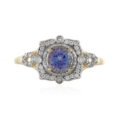 Tansanit-Goldring (Adela Gold)