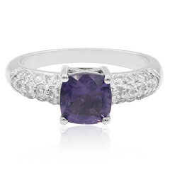 Blaubeer-Quarz-Goldring