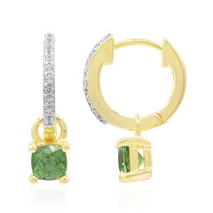 Madagaskar-Demantoid-Goldohrringe