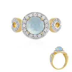 Aquamarin-Silberring