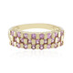 Pinkfarbener Saphir-Goldring (de Melo)