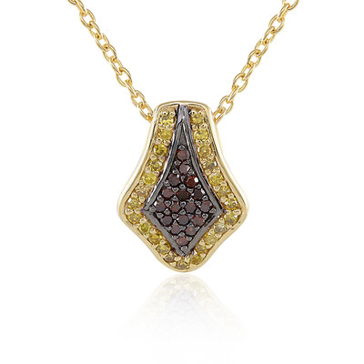 I3 Diamant-Silberhalskette