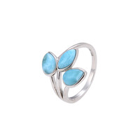 Larimar-Silberring