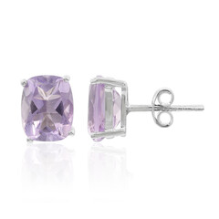 Bolivianischer Amethyst-Silberohrringe