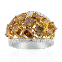 Oranger SI2 Diamant-Goldring (CIRARI)