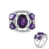Marokkanischer Amethyst-Silberring