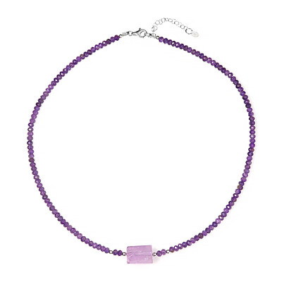 Amethyst-Silberhalskette